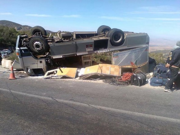 حادثة سير للوحدة المتنقلة تلغي بث مباراة بركان والكاك تلفزيا