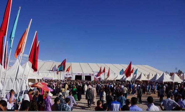 قلعة مكونة : النسخة 54 من مهرجان الورود انطلاق التسجيل بالمعرض
