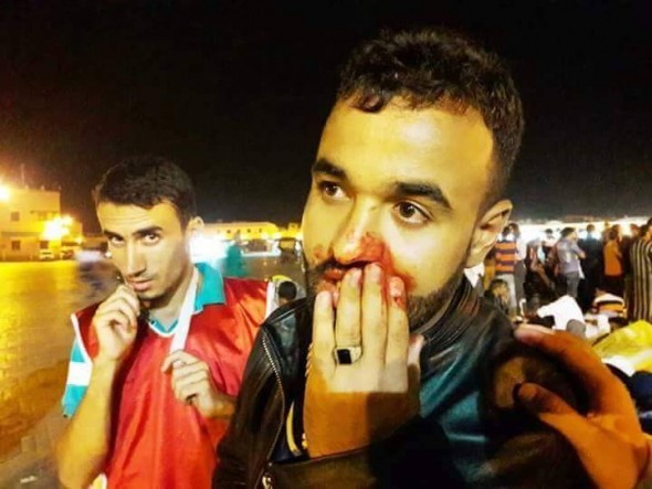 الأمن يتدخل بقوة ويعنف 10 آلاف إطار المعتصمين في ساحة جامع الفنا