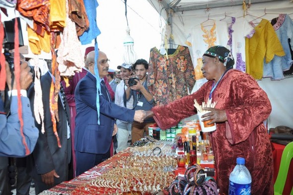 إنطلاق فعاليات الدورة السابعة للملتقى الدولي للصناعة التقليدية بورزازات