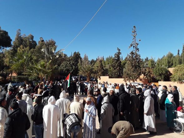 من تنغير … إلى القدس الشريف : القدس كل القدس هي العاصمة الأبدية لفلسطين رغم انف ترامب.