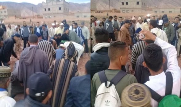 دموع وأسى وغضب في وداع مهيب لـ”شهيدة النقل المدرسي” بتنغير
