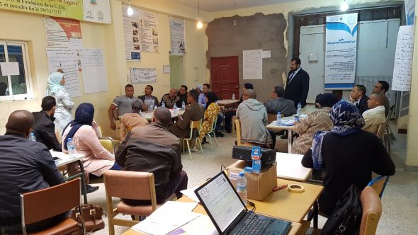 تكوين لتتبع تنفيذ الخطة الوطنية في مجال الديمقراطية و حقوق الإنسان في البرامج الترابية بزاكورة