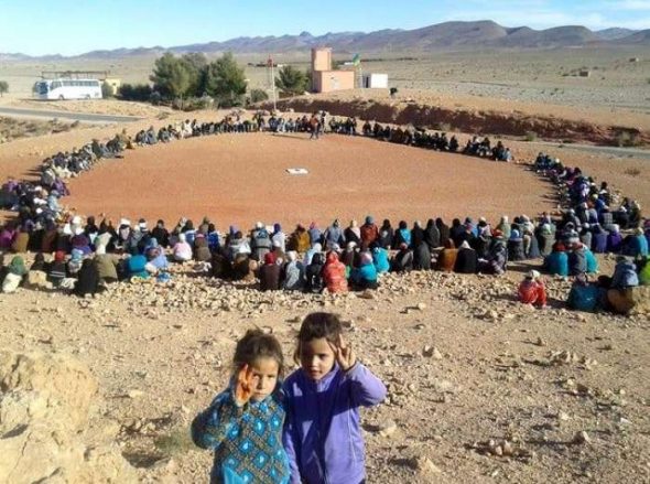 حركة “اميضر” تعلن تعليق أطول معتصم بالمغرب قرب منجم الفضة