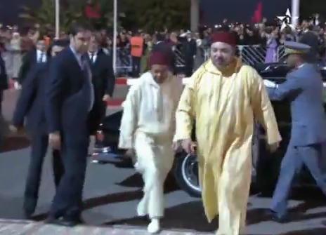 الملك يترأس حفلا دينيا