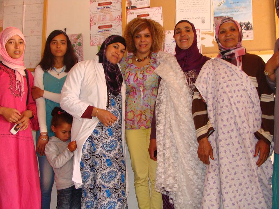 تنغير :بوشرى اجورك في ضيافة رئيسة جمعية شباب حلول للمرأة و الطفل
