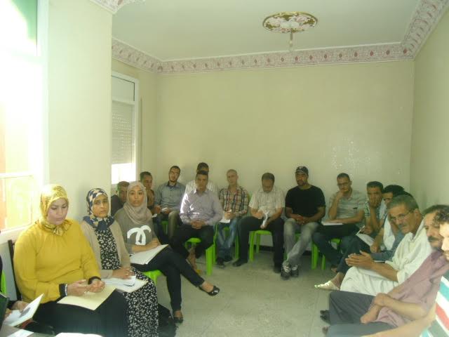 حزب الديمقراطيين الجدد بتنغير ينظم دورة تكوينية حول كيفية إدارة الحملة الانتخابية