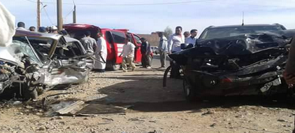تنغير : حادثة سير خطيرة على الطريق الوطنية رقم 10 بالملتقى الطرقي بتاغزوت
