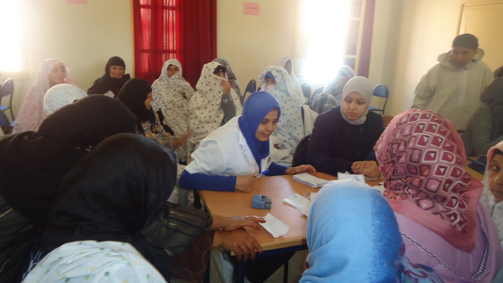 حملة طبية تحسيسية لجمعية التآتزر لمرضى السكري بتنغير