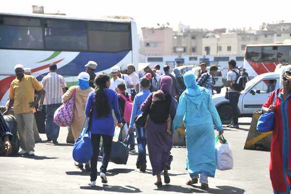 المحطة الطرقية أولاد زيان صعود الركاب إلى الهاوية