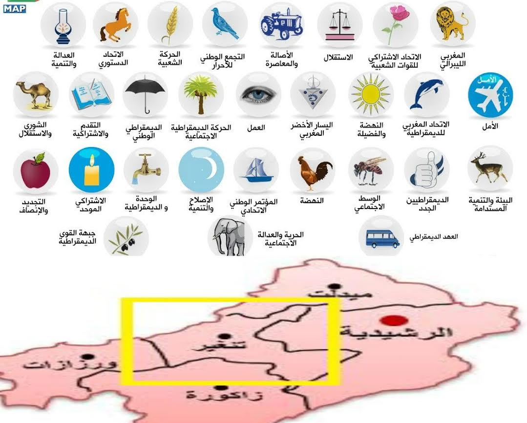 المشهد الإنتخابي بتنغير :أحزاب تنافس على مقاعد البرلمان و أخرى منشطة للبطولة و عنصر المفأجاة حاضر