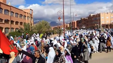 من الأرشيف: مسيرة المرأة التنغيرية للمطالبة بمستشفى يليق بساكنة الإقليم
