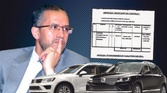 وفاء منه لسياسة التبذير ونهب المال العام الشوباني يقتني سيارتين فارهتين بـ 810.000 درهم من ميزانية أفقر جهة في المغرب