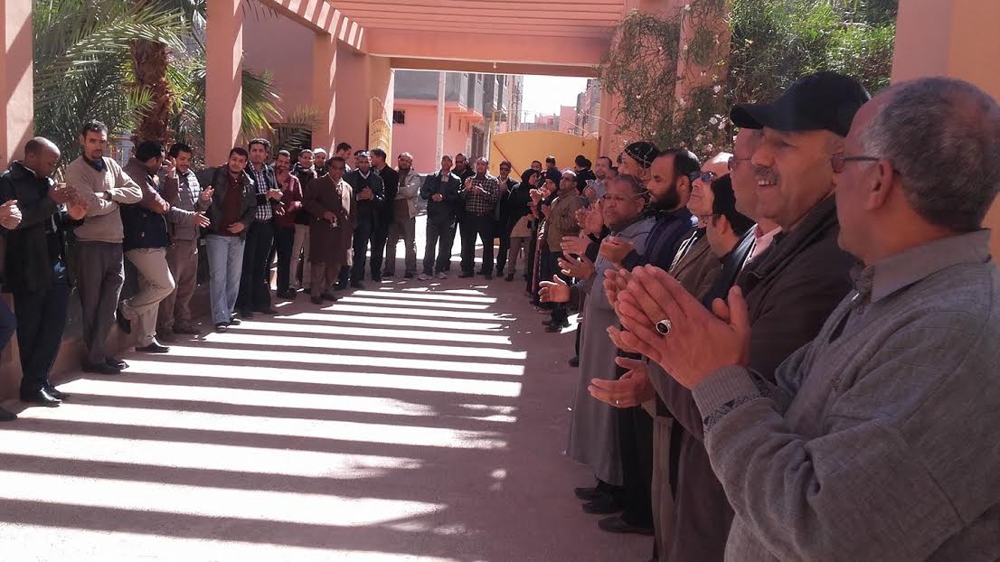 أيام ساخنة تختتم بوقفة احتجاجية بزاكورة تضامنا مع الأطر المعفية‎