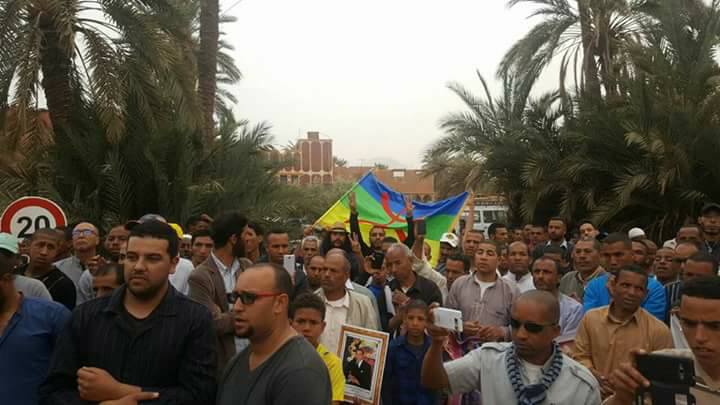 تنغير: حارة اليمين تنتفض تضامنا مع رئيس وموظف بالجماعة المحكومين بالسجن.
