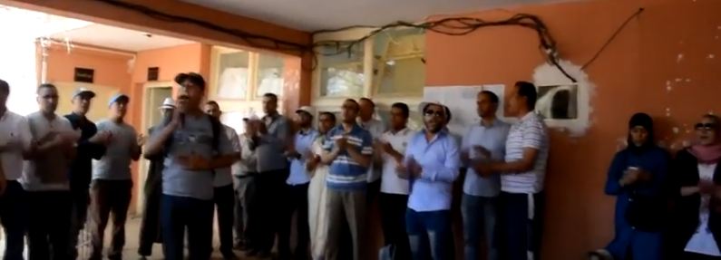 تنغير: اقوى شعارات للمتضررين من الحركة الانتقالية