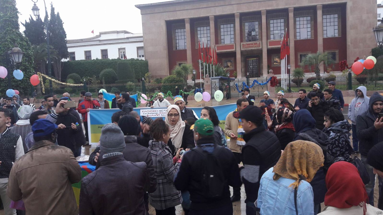 مغاربة يحيون رأس السنة الأمازيغية بالاحتجاج