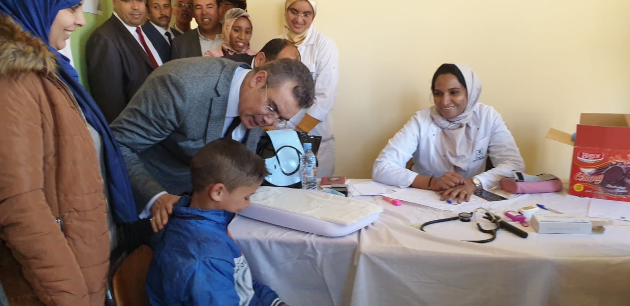 زيتوني عامل تنغير يترأس انطلاقة القافلة الطبية “رعاية” بجماعة أسول