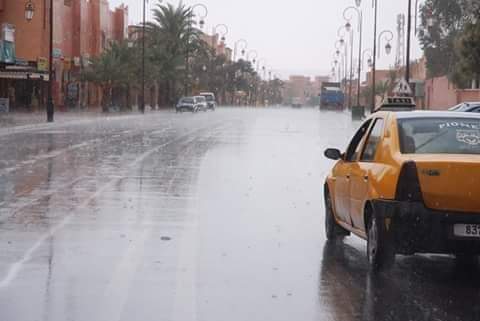 أمطار اليوم في زاكورة …. تنعش أمال الفلاحين