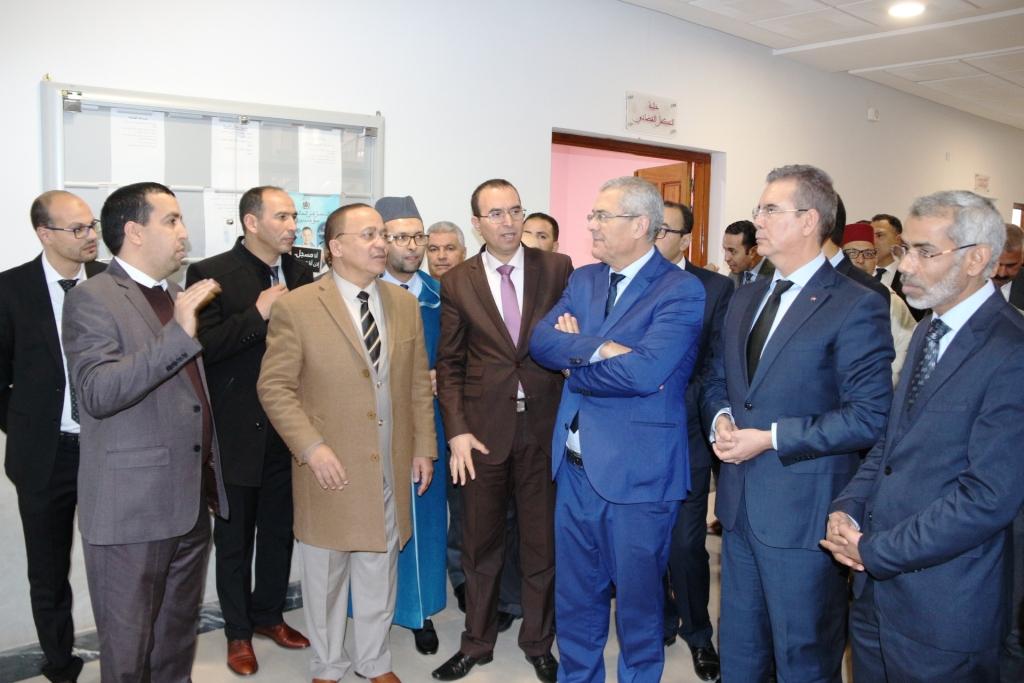 وزير العدل يشرف على تدشين مقر المحكمة الابتدائية بتنغير