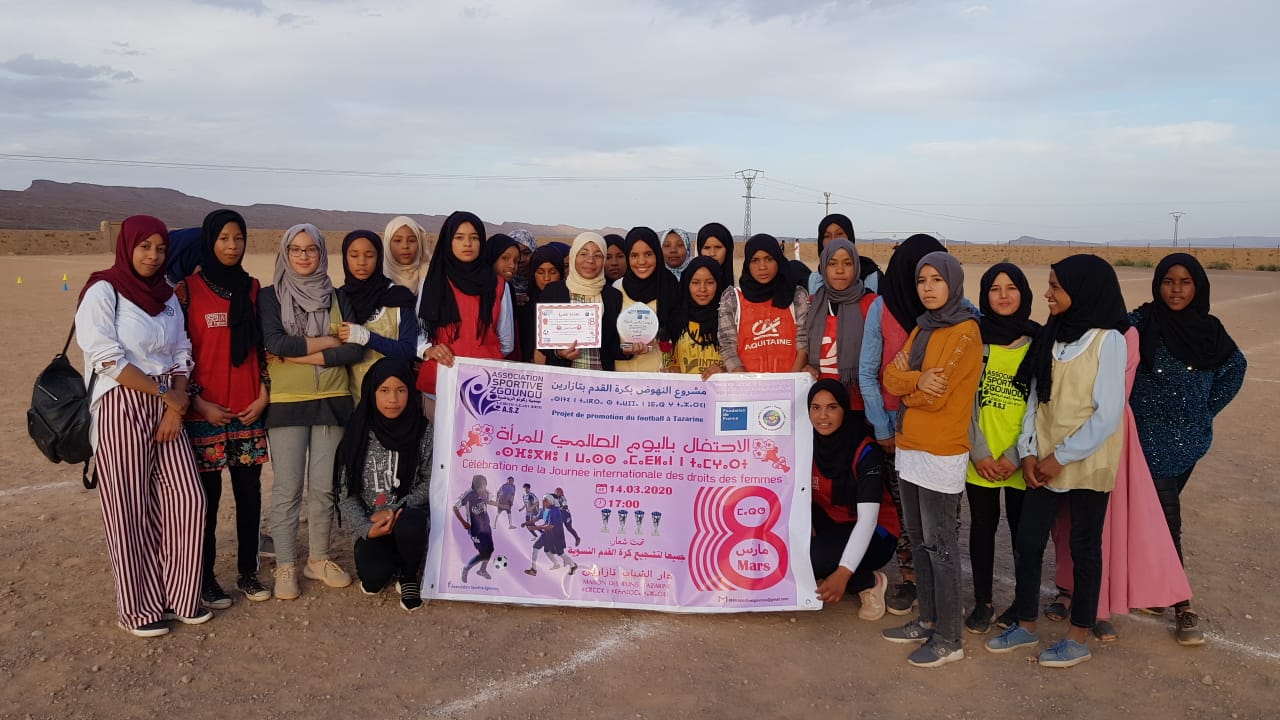 زاكورة.. تكريم وجوه نسائية رياضية بمناسبة اليوم العالمي للمرأة بتازارين