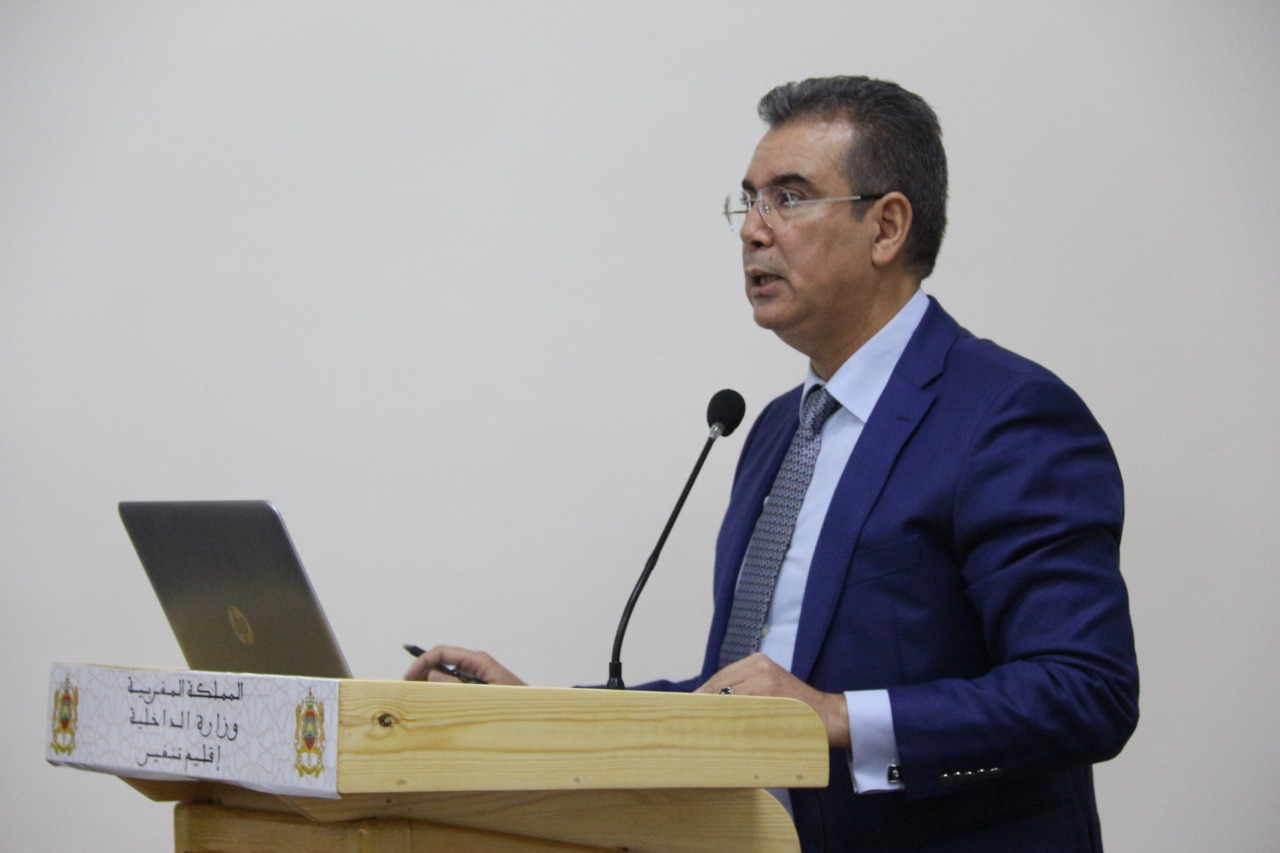 كلمة عامل اقليم تنغير في اللقاء التواصلي حول البرنامج المندمج لدعم المقاولات