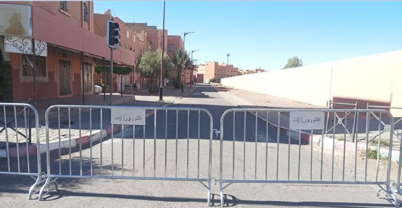 بعد تطور الحالة الوبائية في المدينة..سلطات ورزازات تقرر إغلاق الأحياء ومنع التنقل بينها