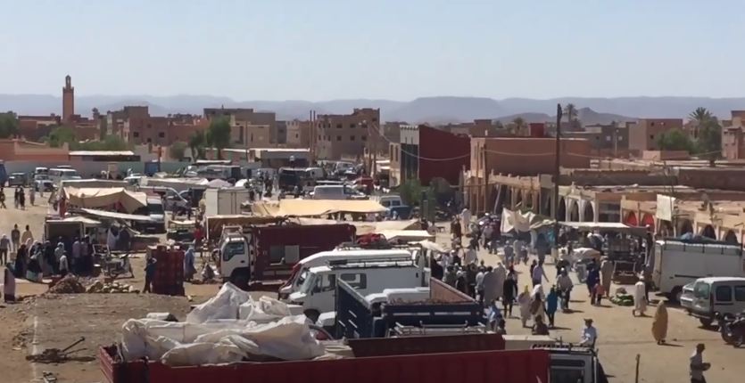 فيديو …سوق تغزوت بعد تخفيف الحجر الصحي