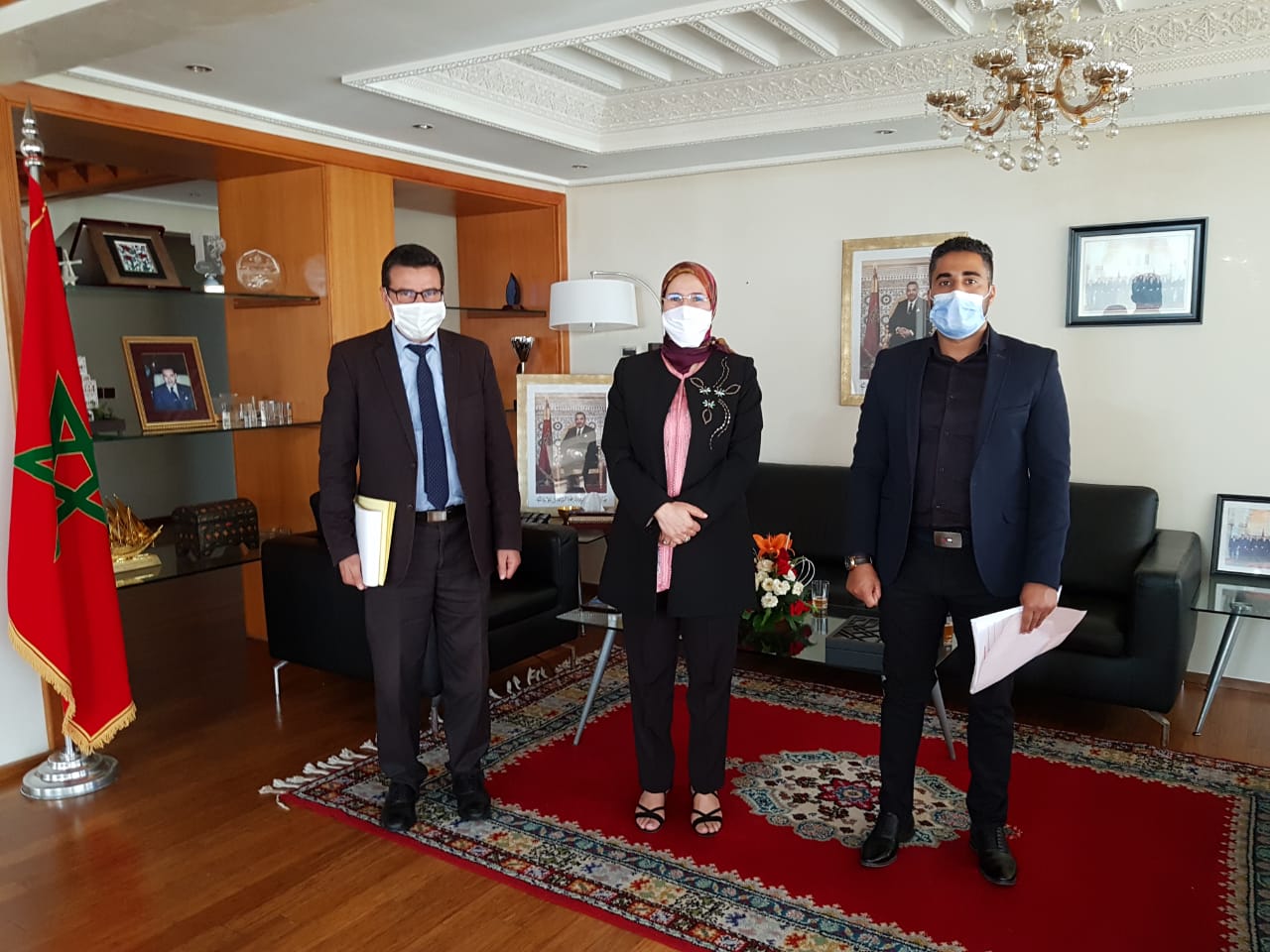 الرباط: الوزيرة المنتدبة المكلفة بالمغاربة المقيمين بالخارج تستقبل ممثل فيدرالية أيتما