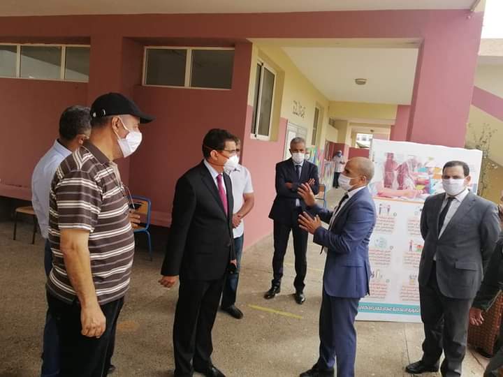 عامل إقليم الجديدة في زيارة تفقدية لبعض المؤسسات التعليمية بمناسبة الدخول المدرسي الجديد
