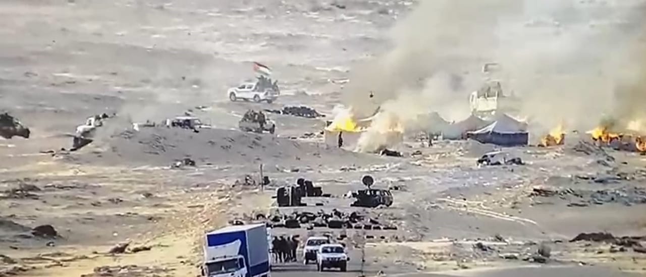 الكركرات.. الجيش المغربي ينتصر بدون إطلاق رصاصة واحدة ومرتزقة البوليساريو يفرون بعد إضرام النار في الخيام