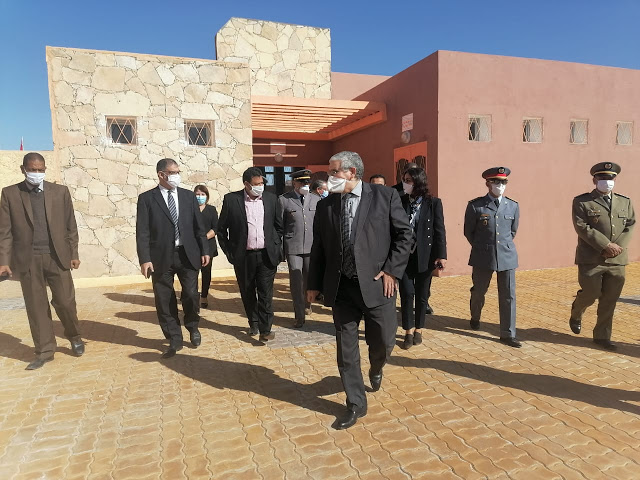 تدشين ووضع الحجر الأساس لمشاريع تربوية ورياضية وتنموية بإقليم ورزازات