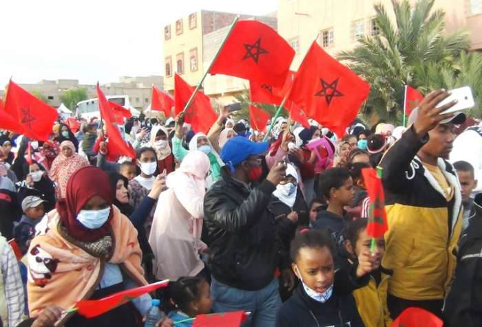 الرشيدية: جمعويون ومشاركون في المسيرة الخضراء بالخنك ينوهون بالقرارات الملكية بخصوص الوحدة الترابية