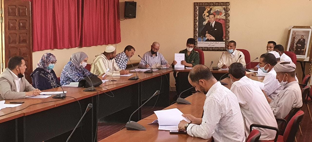 زاكورة: الكهرباء و كرة القدم محور أشغال الدورة العادية لشهر ماي 2021 بتازارين