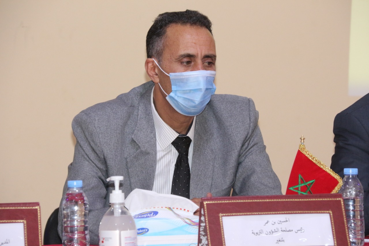 الحسين بن عمر رئيس مصلحة الشؤون التربوية بالمديرية الإقليمية للتربية الوطنية تنغير في ذمة الله