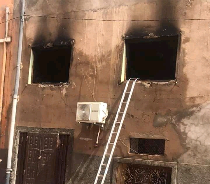 أكذز …. اندلاع حريق في أحد المنازل بمركز أكذز