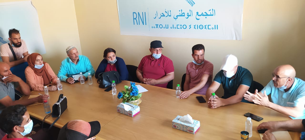 تنغير : لائحة المرشحين لحزب التجمع الوطني للأحرار للانتخابات الجماعية بجماعة تنغير