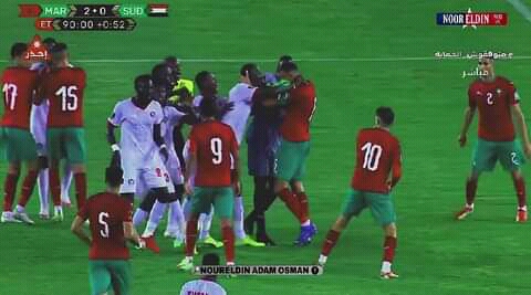 المنتخب المغربي لكرة القدم يفوز على نظيره السوداني