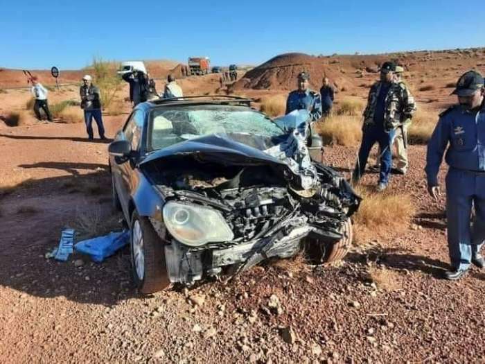 ميدلت .. مصرع شخصين في حادث اصطدام سيارة ودراجة نارية بضواحي زايدة