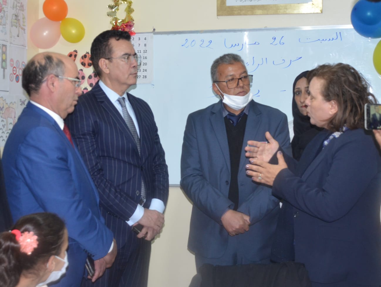 بومالن دادس …عواطف حيار في زيارة لمركز التكوين و مساعدة الاشخاص في وضعية اعاقة