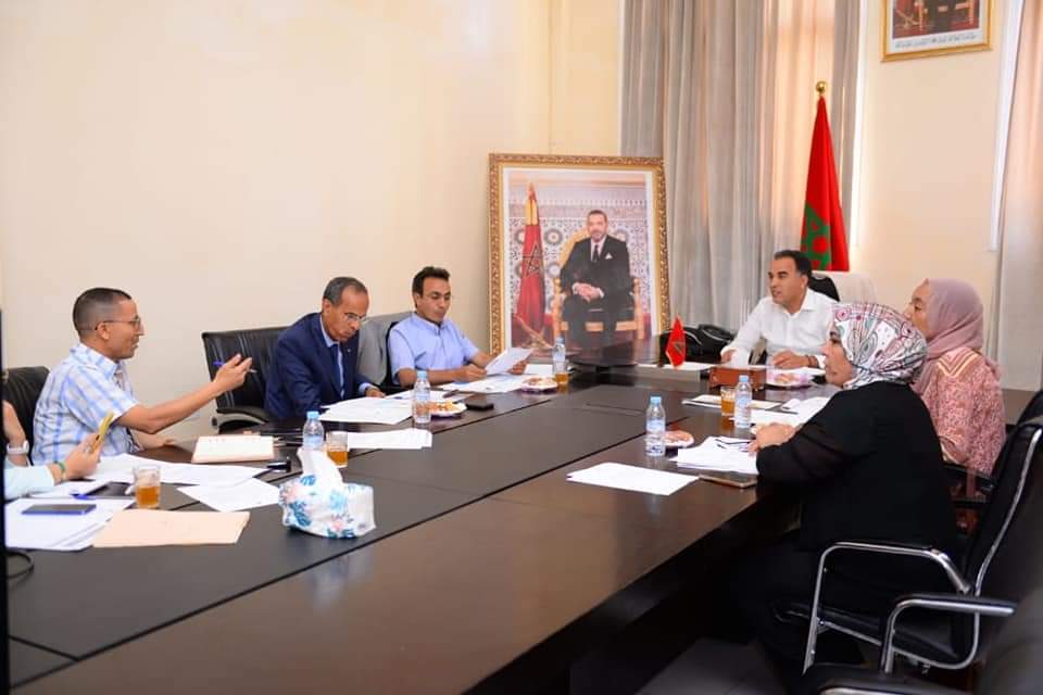اجتماع لجنة إعداد التراب والبيئة بمناسبة التحضير للدورة العادية لشهر يوليوز2022 لمجلس جهة درعة تافيلالت
