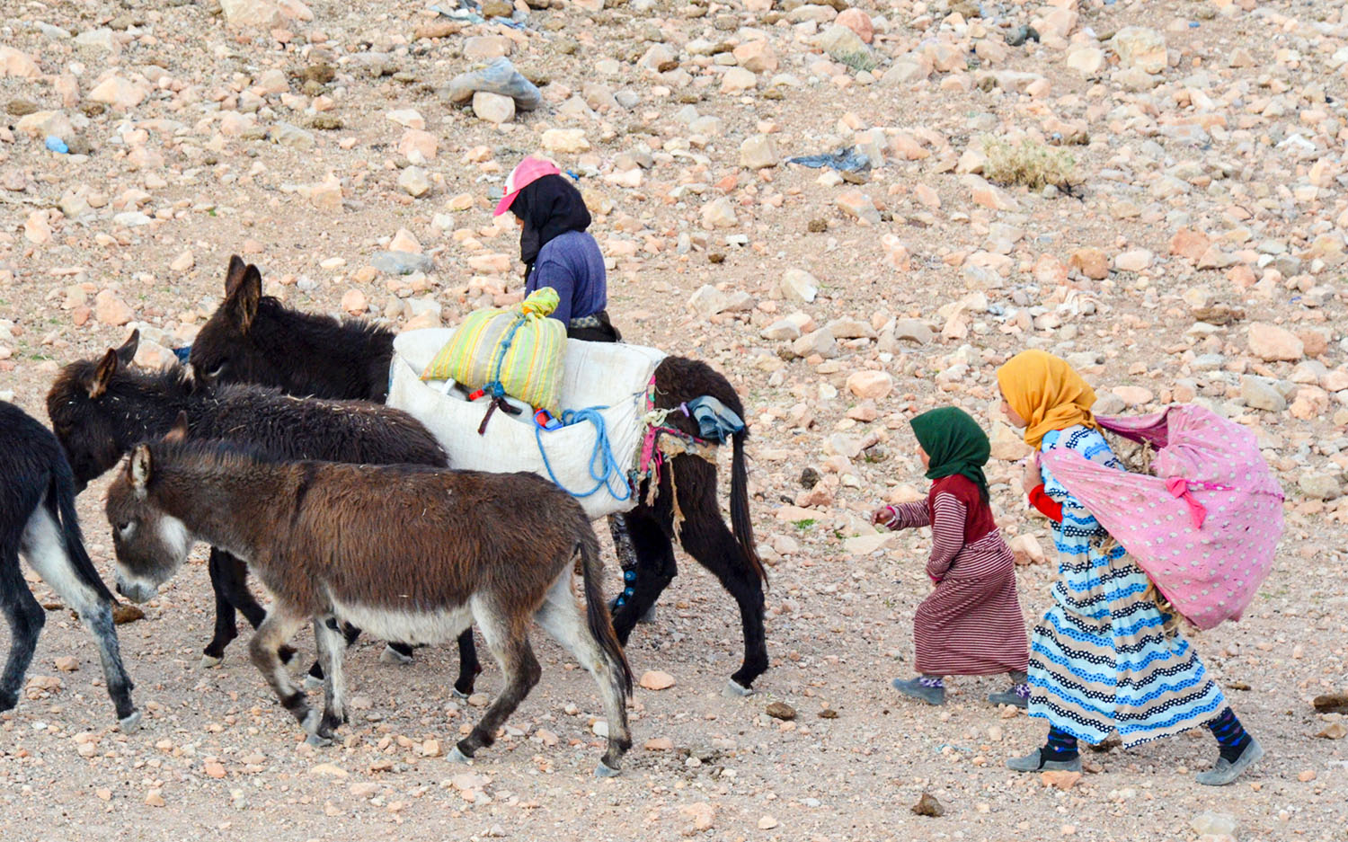 أبناء الرحل.. طفولة مهضومة الحقوق