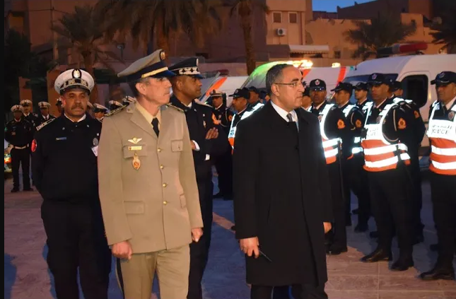 رجال الحموشي بعاصمة الجهة يواكب تأمين احتفالات رأس السنة الميلادية 2023￼
