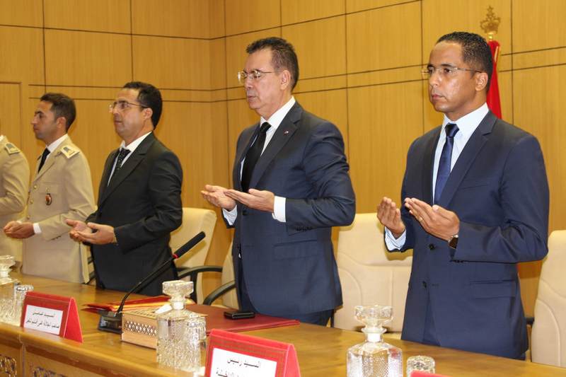 تنصيب رجال السلطة الجدد باقليم تنغير