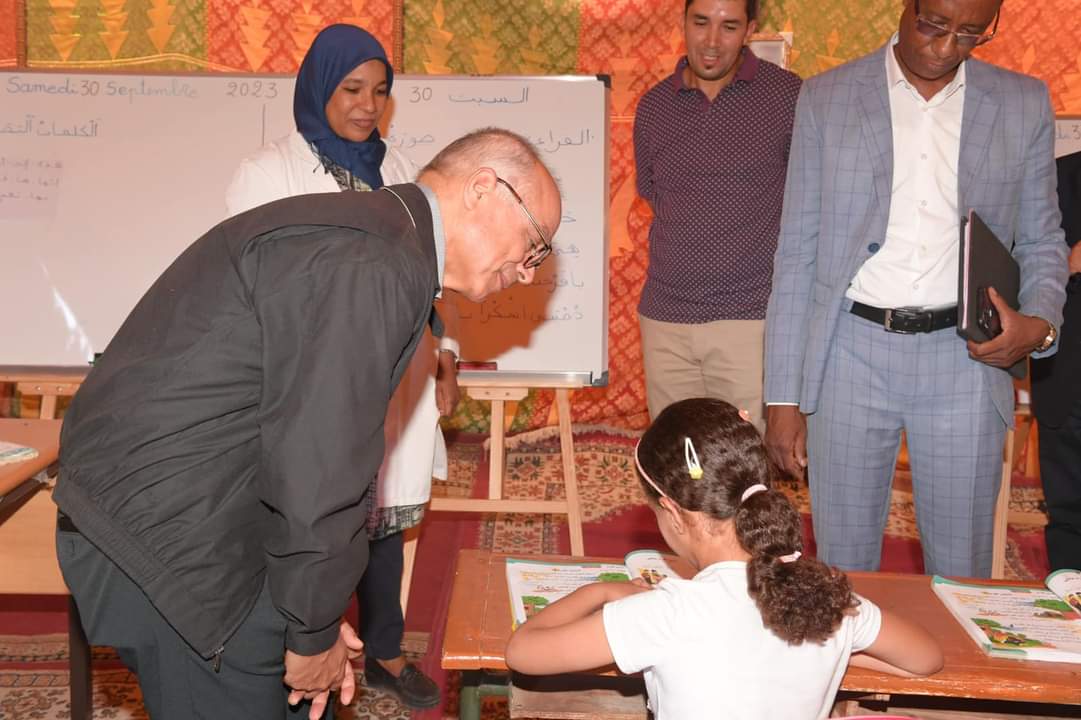 وزير التربية الوطنية والتعليم الأولي والرياضة يزور المؤسسات التعليمية بإقليم ورزازات