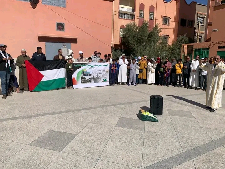وقفة تضامنية مع غزة بتنغير