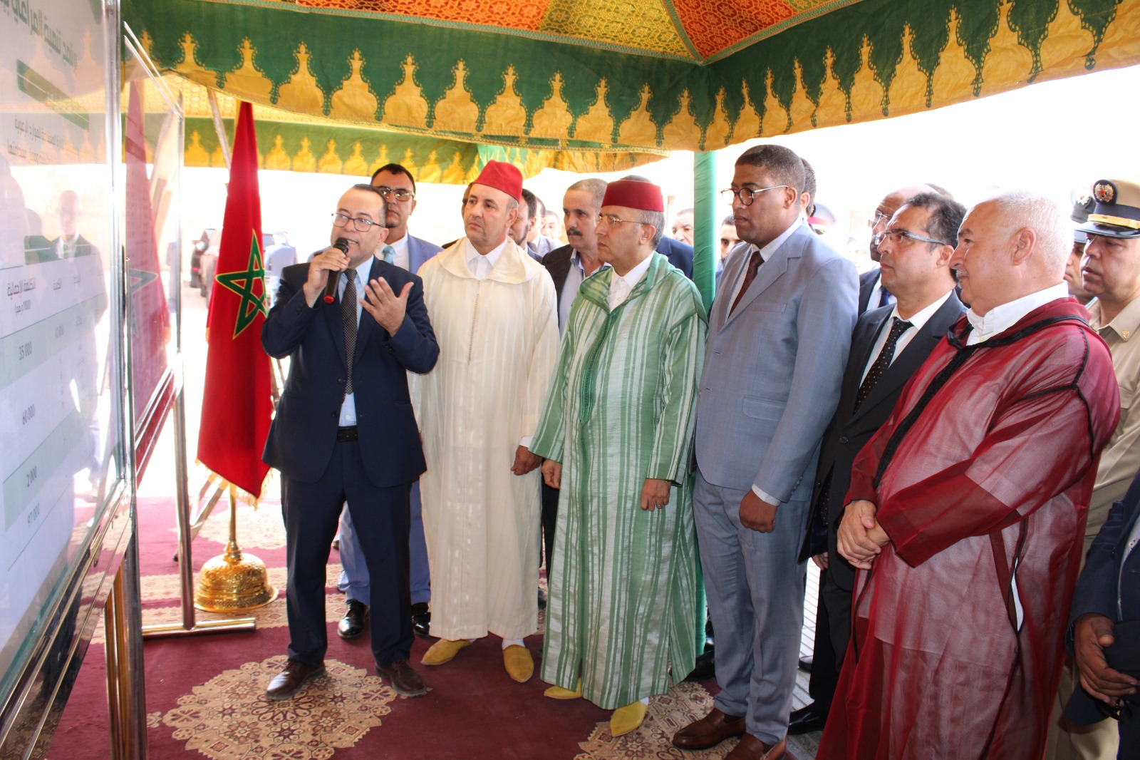 عامل إقليم تنغير يدشن مشاريع تنموية بمناسبة عيد العرش المجيد