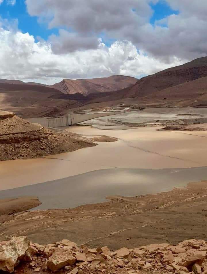هذه نسبة ملء سد تودغى بعد التساقطات المطرية الاخيرة التي شهدتها عدة مناطق من اقليم تنغير