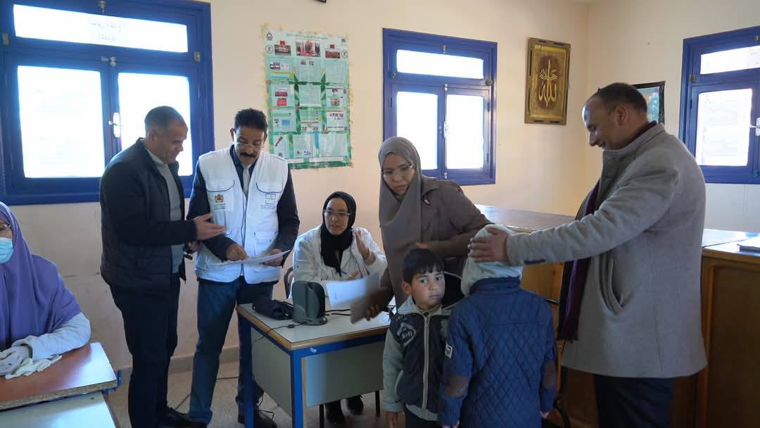 قافلة صحية متعددة التخصصات بجماعة تلوات: تقديم أزيد من 1000 خدمة صحية لفائدة الساكنة