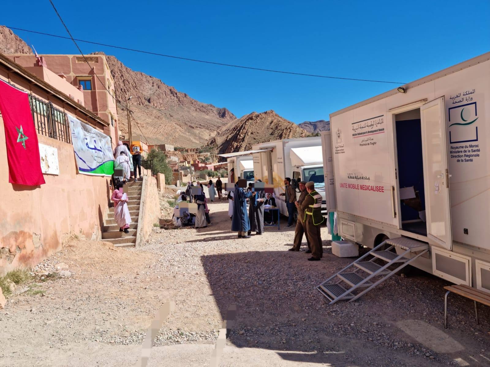 قافلة طبية متعددة التخصصات لفائدة ساكنة دوار تيزكي بجماعة تودغى العليا